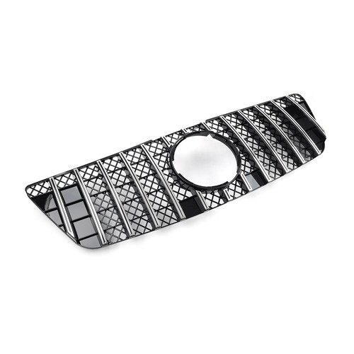 GTR Style Front Bumper Hood Diamond Grille For Benz ML Class W164 2009-2012 - Foto 7 di 15