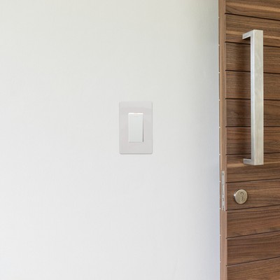 Praktische Steckdose Abdeckung Schraubenlose Leere Wand Platte