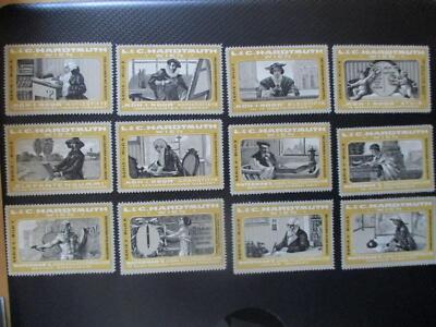 (11524) Reklamemarke - 12 x L. & C. Hardtmuth Wien