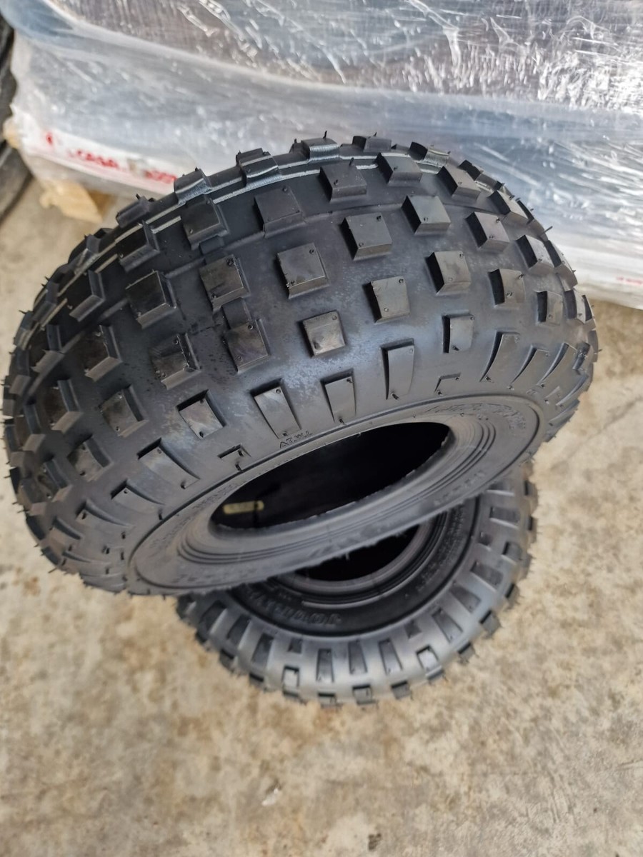 Pneumatici Per Quad ATV 110-125cc - Misura 145/70-6, Tubeless, Tassellati, Per Terreni Sterrati