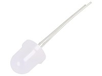 2X OSW5DK8132A-12V Led 8Mm Kaltweiß 1560-2180Mcd 30° Front: GewöLbt 12V -30-85°C