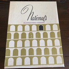 6 VINTAGE New NATIONAL GUARANTEED HOSIERY NEUTRAL BEIGE Size B x 