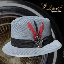 Classic Raider Oxford Lowrider Derby Style Garcia Signature Hat Raider Lapel Pin