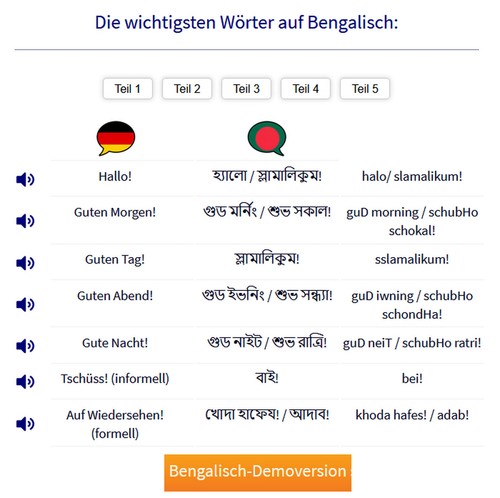 81 Sprachen von A bis Z Multimedia-Sprachkurs Demo vor Kauf der Vollversion - Bild 21 von 165
