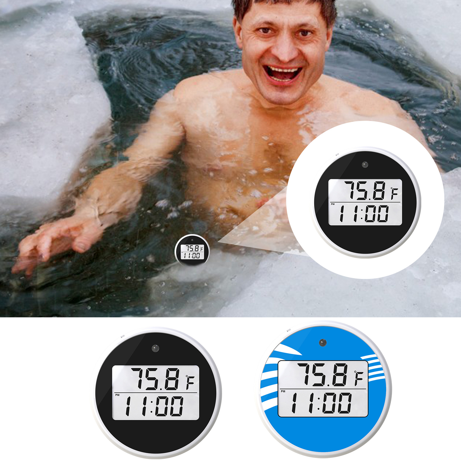 Digital Water Thermometers Ice Bath Cold Plunge Accessories for Bathing Swimming