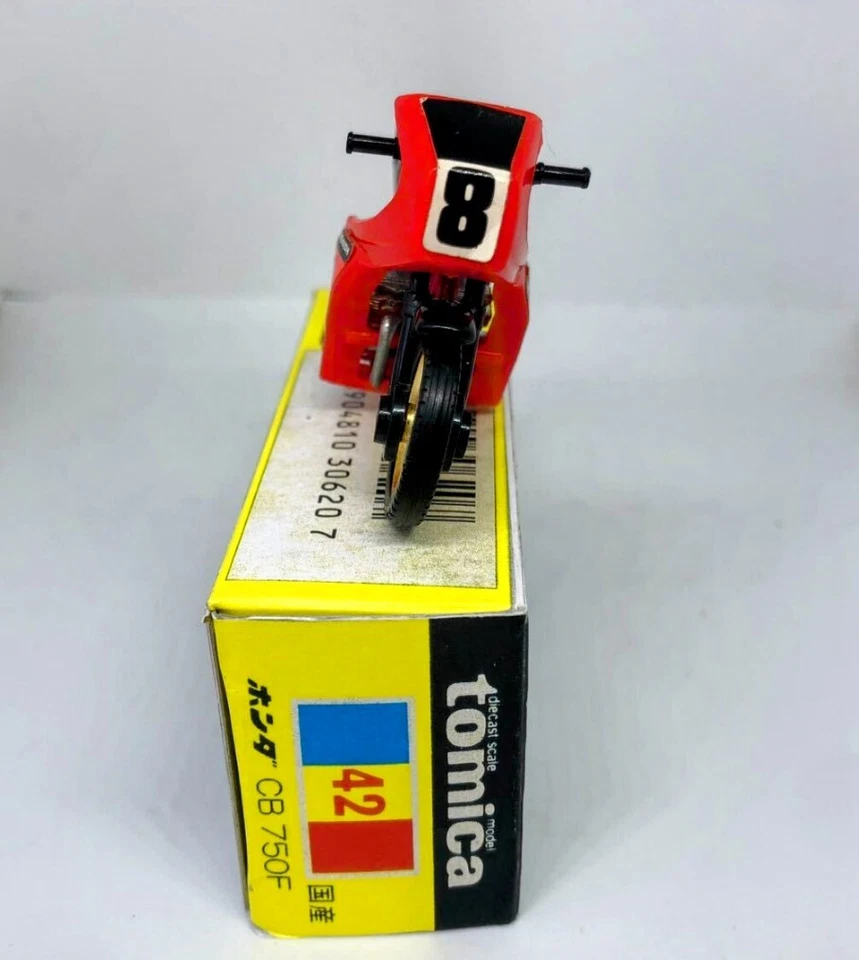 Tomica Black box 42 Honda CB750F 1/34 Made in Japan vintage with copy box - Image 2 of 4
