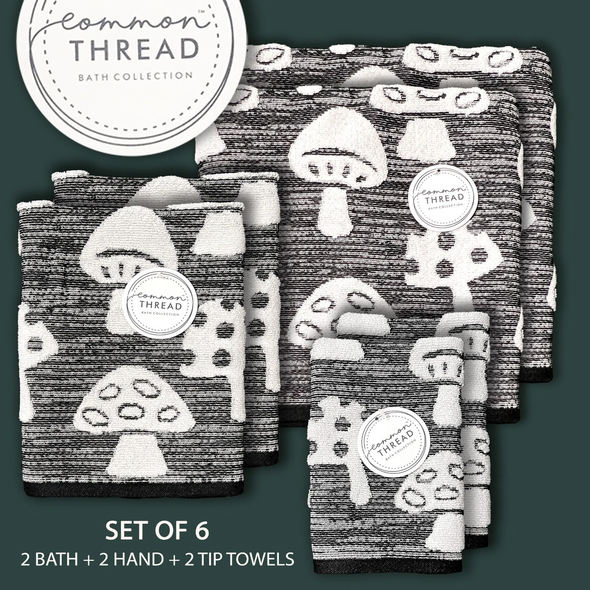Common thread bath collection hand towels sale