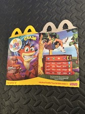 Rare Spyro and Crash Bandicoot McDonald's Happy Meal Box