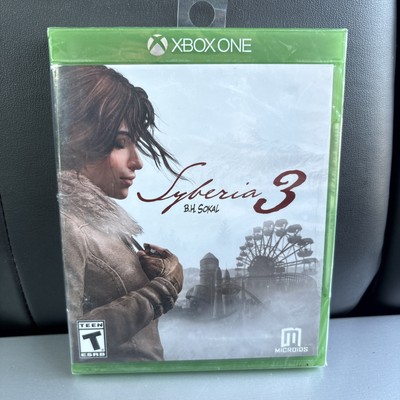 Syberia 3 XBOX ONE B.H. SOKAL BRAND NEW FACTORY SEALED