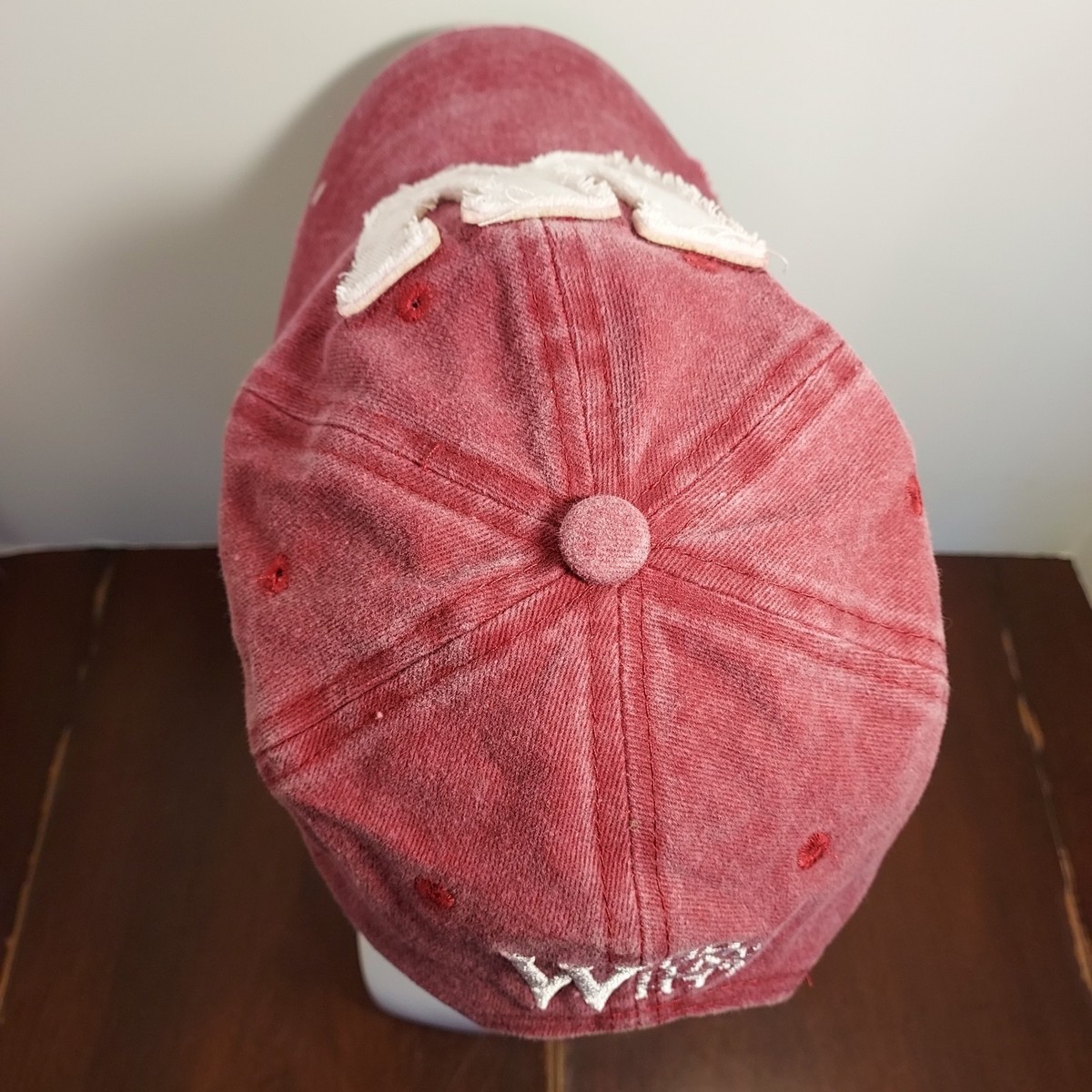 Vintage Mild Jokers Who What Why Adjustable Hat Men's Red View 5