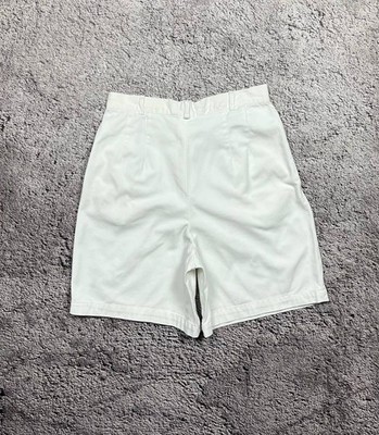 Ralph Lauren Country 80s Shorts White Vintage Rare Polo Pony Logo