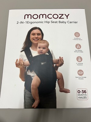 Momcozy Babytrage mit Hüftsitz - 2-in-1 nach vorne gerichtete Babytrage