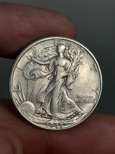1945 Walking Liberty Half Dollar XF #6