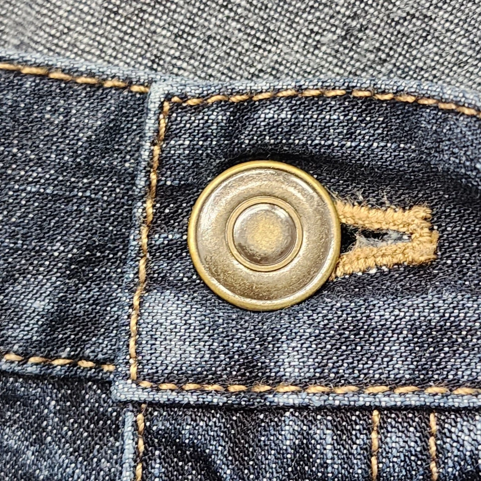 Pantalones de mezclilla Nine West vintage años 90 para mujer 16 W azul pierna recta bolsillos en el corazón elásticos Foto 2 de 4