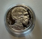 1-1oz 2016 Hobo Nickels Skulls And Scrolls 999 Fine Silver Round Proof W/ COA