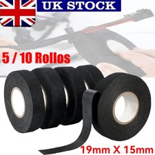 5/10 Rolls TES*A Harness Tape 51608 Adhesive Cloth Fabric Wiring Loom 15m*19mm