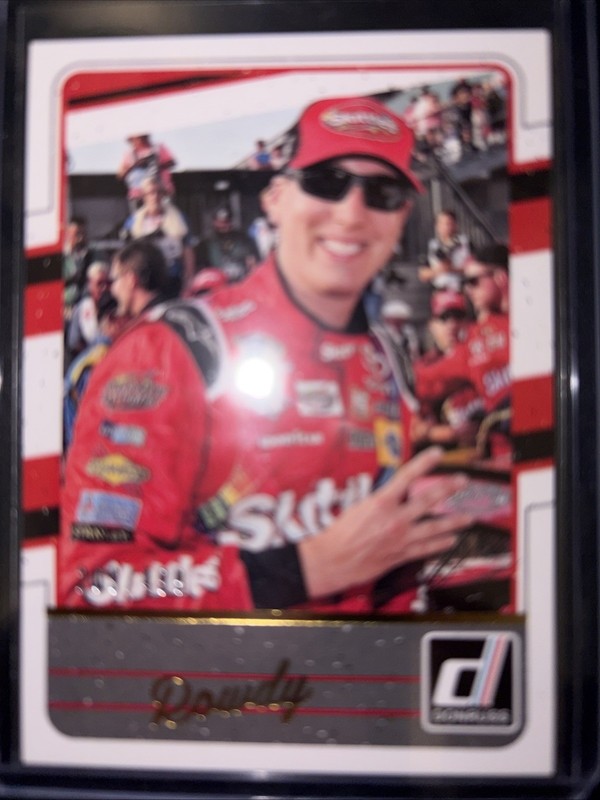 2017 Panini Donruss NASCAR Nickname Variations Kyle Busch #44Gold Foil Rowdy/499