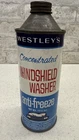 Vintage Westleys Windshield Washer AntiFreeze Solvent Can Cone Top Oil Tin Decor