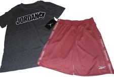 NWT Boys NIKE JORDAN REEBOK Outfit Size M/10 Nice FS: