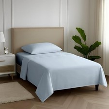 Carressa Linen Luxury Egyptian Cotton 3 PC Twin Size Sheet Set - 600 Thread C...