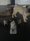 Pug Bundle. 5 beautiful Pug figurines of varies size — photo 1