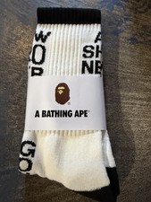 A Bathing Ape Socks Bape Mens US 9-12 Brand New Limited