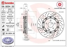 2x Bremsscheibe innenbelüftet 09.9254.33 BREMBO für MERCEDES-BENZ CLK SLK 2x Bremsscheibe innenbelüftet 09.9254.33 BREMBO für MERCEDES-BENZ CLK SLK