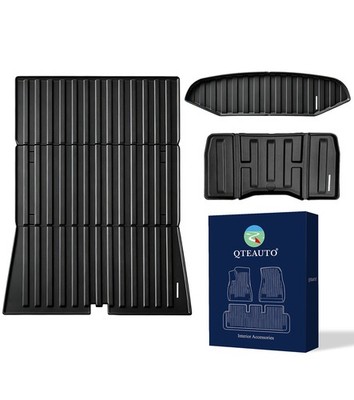 Set of 3 Front Back Box Mats For 2024 2025 Tesla Cybertruck