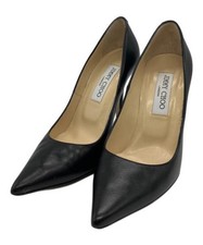 JIMMY CHOO pointed toe heel pumps black