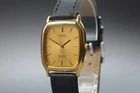 Vintage 2003 [Near MINT] Seiko Dolce 5E31-5B30 Gold Dial Quartz Men's Watch
