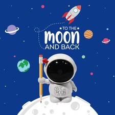 LEGAMI KURBEL BLEISTIFTANSPITZER TO THE MOON AND BACK NEU OVP