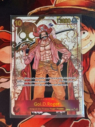 Gol D Roger Alternate Art OP09-118 Foil Emperors in the New World