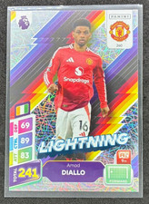 2025 Panini Adrenalyn XL Plus Amad Diallo Lightning #260