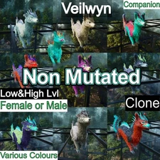 ASA🦖Ark Survival Ascended Pve Veilwyn Companion Low&High Lvls Clone