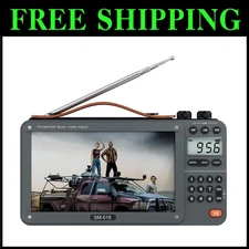 7-Inch Screen Bluetooth Portable Video Radio