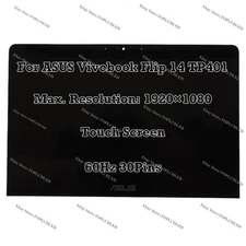 14"LCD Assembly Replacement Touch Screen For ASUS Vivobook Flip 14 TP401NA FHD