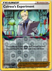 Colress's Experiment 155/196 Lost Origin Reverse Holo