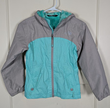 The North Face Dryvent Girls Jacket Size: S 7/8 Hooded Waterproof Fleece Lined