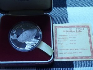 SQ-3: SINGAPORE, Nickel 10 Dollars, 1980, PROOF, 1 of 15,000