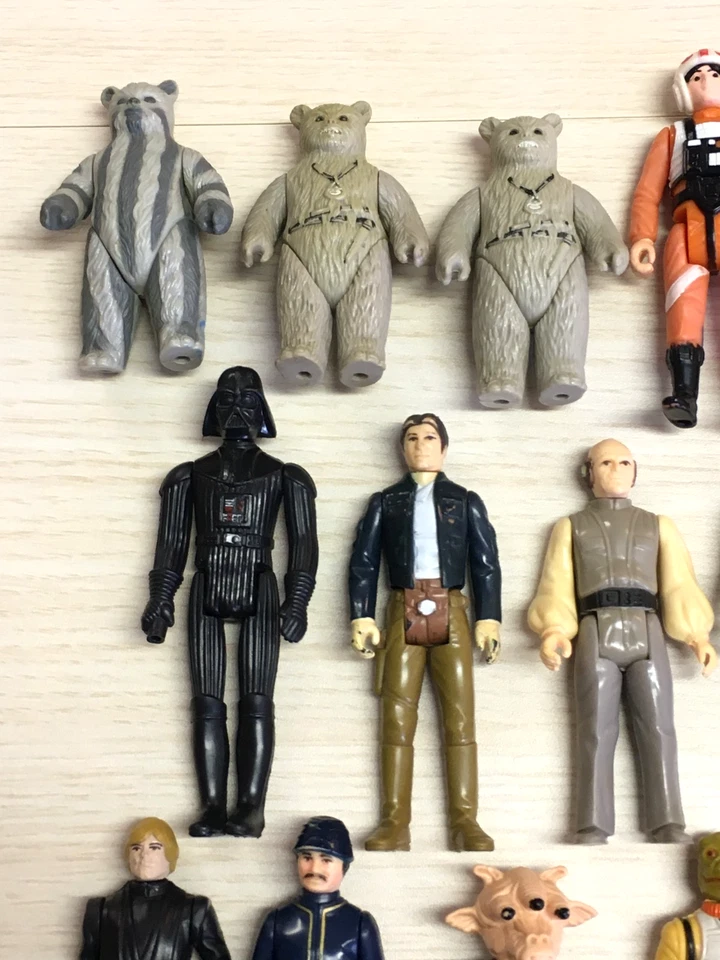 Vintage 1977-1984 Star Wars Lot of 20 Action Figures Tusken Raider AT-AT Driver - Image 3 of 4