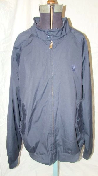 NEW 2X Men's Izod Navy Blue Wind Breaker Jacket Coat