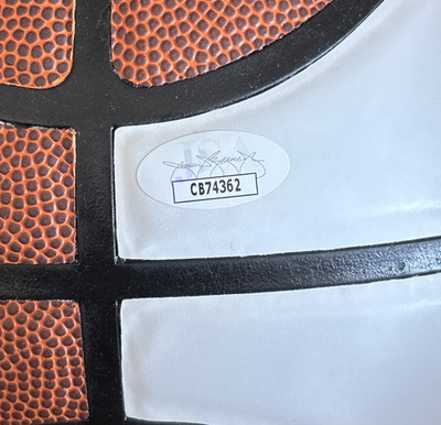 Bronny James Jr. Signed Autographed Los Angeles Lakers Logo