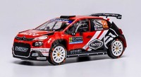 Ixo 1:43 Citroen C3 Rally2, Wrc, Rally Monte Carlo, 2025, #22 Y.Rossel/A.Dunand
