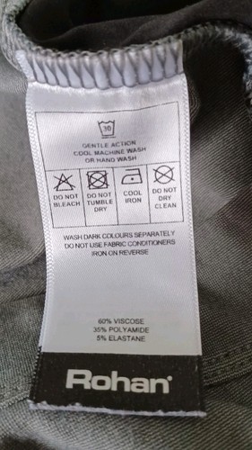 ROHAN Transit slim leg stretch trousers, UK 14 (28" leg), grey, immaculate! - Picture 10 of 13