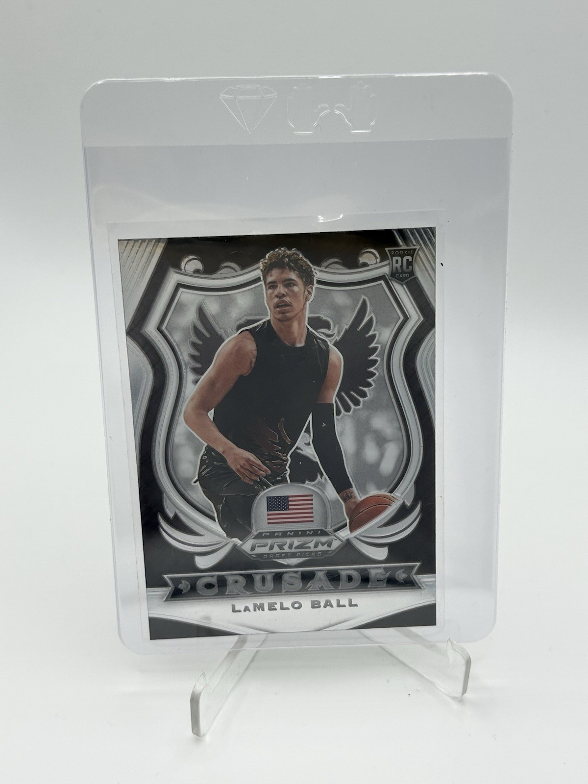 2020 Panini Prizm Draft Picks Collegiate #83 LaMelo Ball RC Silver