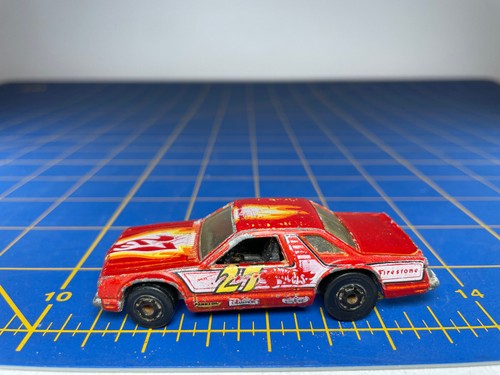 Ford Stock Race Car Fireball Jr Hot Wheels 1981 Front Runnin Fairmont rojo #27 - Imagen 7 de 8