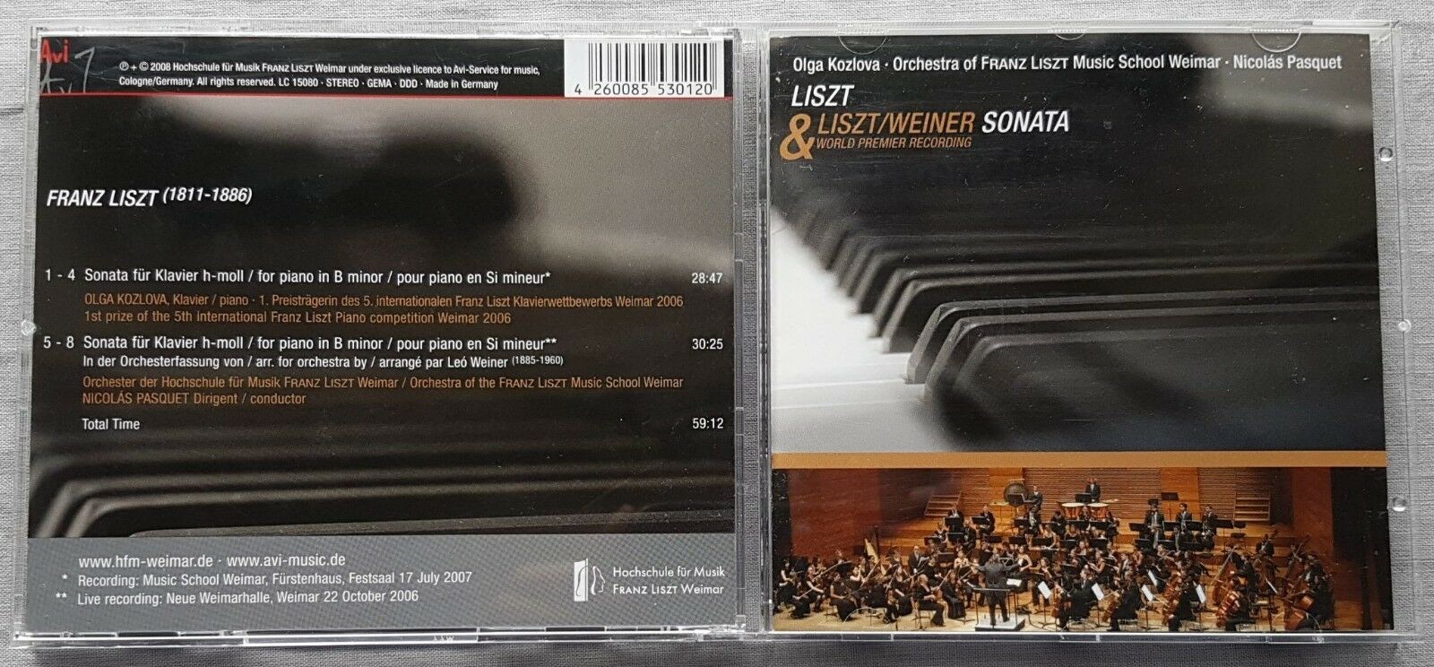 Piano Sonata B Minor/+ by Clifford Curzon Liszt/Schubert