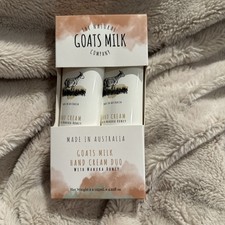 The Natural GOATS MILK Company Hand Cream Duo Manuka Honey 2 Pack 4.22 oz each