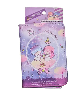 Sanrio Little Twin Stars süße Reisepassschutzhülle / Mehrzwecketui