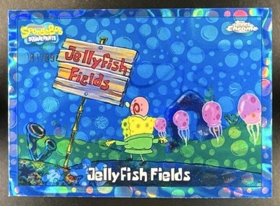 2025 Topps Chrome SpongeBob Jellyfish Fields BubbleFractor /99 #47  